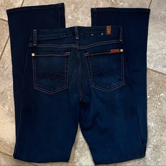Like NEW! 7 FAMK Kimmie Bootcut Sz 28 - Picture 6 of 8